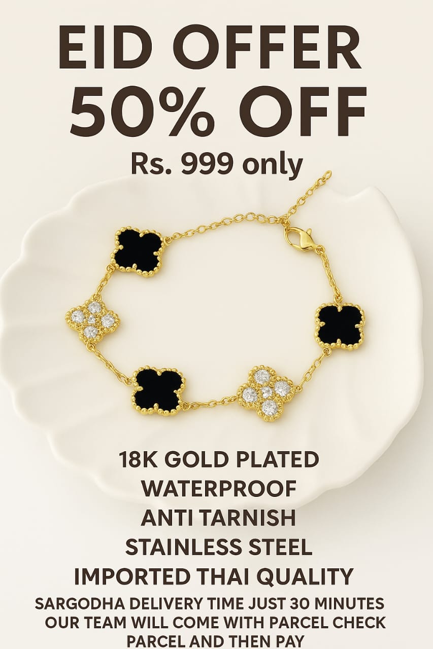 Zirconia Clover  Bracelet